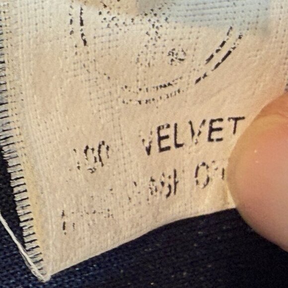 Velvet Formal Gown Dress Sequin Beaded Blue Special Occasion Cheongsam Small - Picture 8 of 9